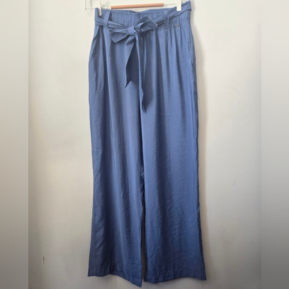 MEXX Blue Wide Leg Viscose Blend Pants